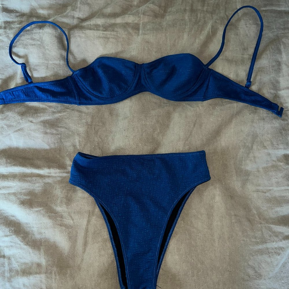 *NEVER WORN* Tropic of C Coco Top, Ultramarine, Large (L)